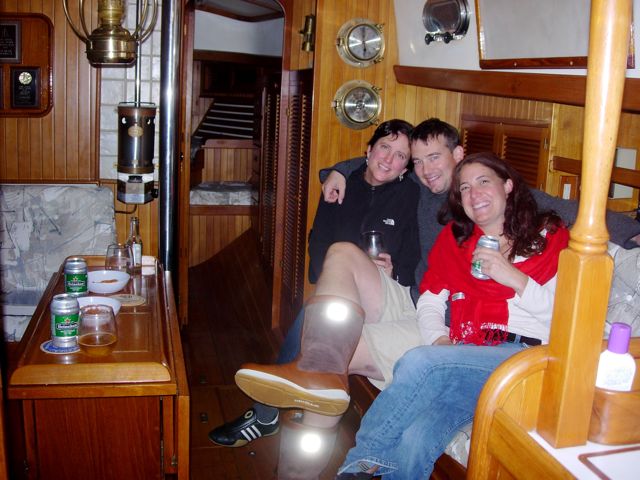 Dinner on the boat
