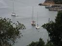 Charisma and Shanti on the mooring